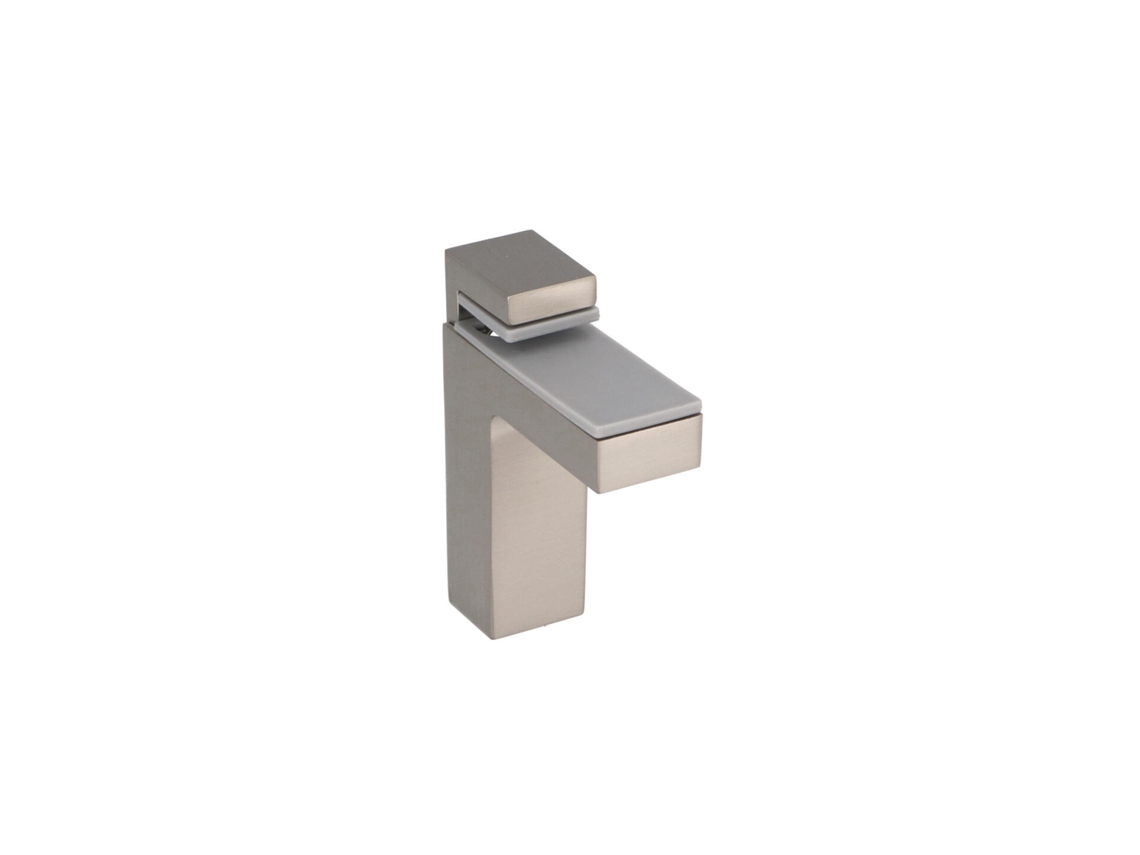 Suportes de Prateleira Zamac Diâmetro 78mm X 84 Mm Níquel Acetinado Conjunto de 25 HARDWAREXCHANGE