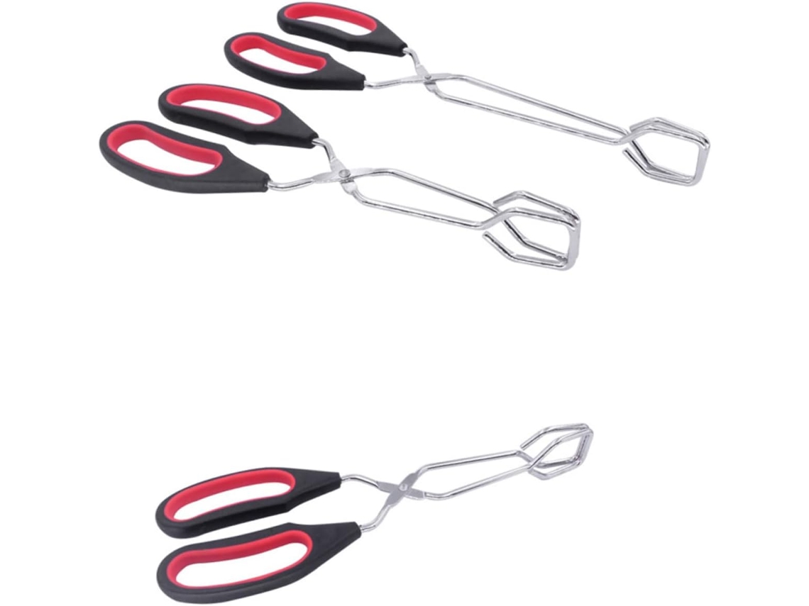 Pinça Multifuncional Toyandona Para Churrasco, Ideal Para Bifes, Frituras, Pizza E Pão 2 Peças