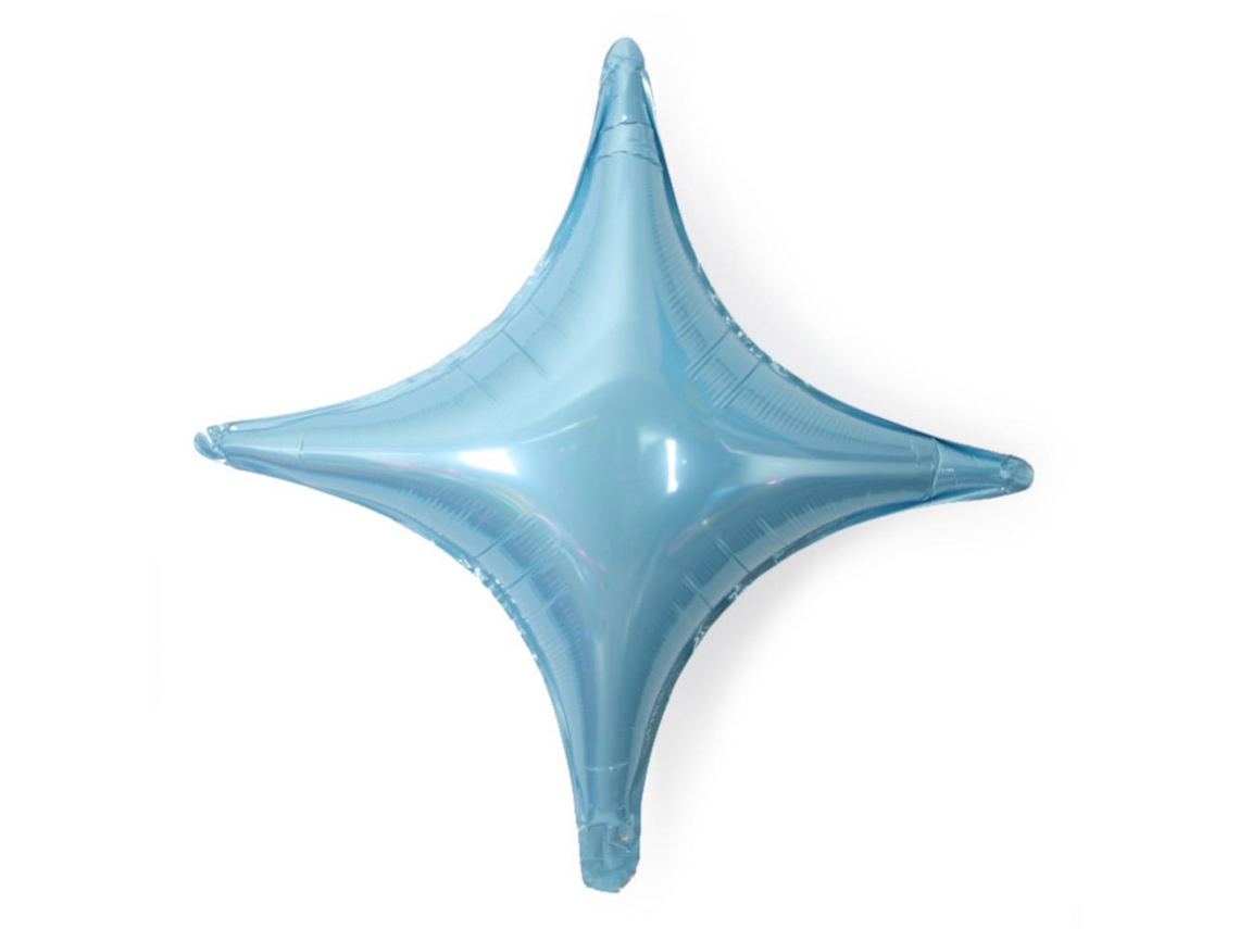 Balão De Folha De Alumínio Em Forma De Estrela De Quatro Pontas Multicolor De 24 Polegadas Eoocoo