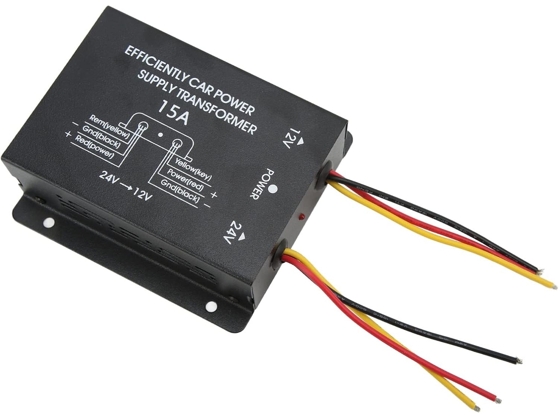 Módulo Redutor Dc-dc, 24 V Para 12 V, 15 A, Para Instalações Elétricas