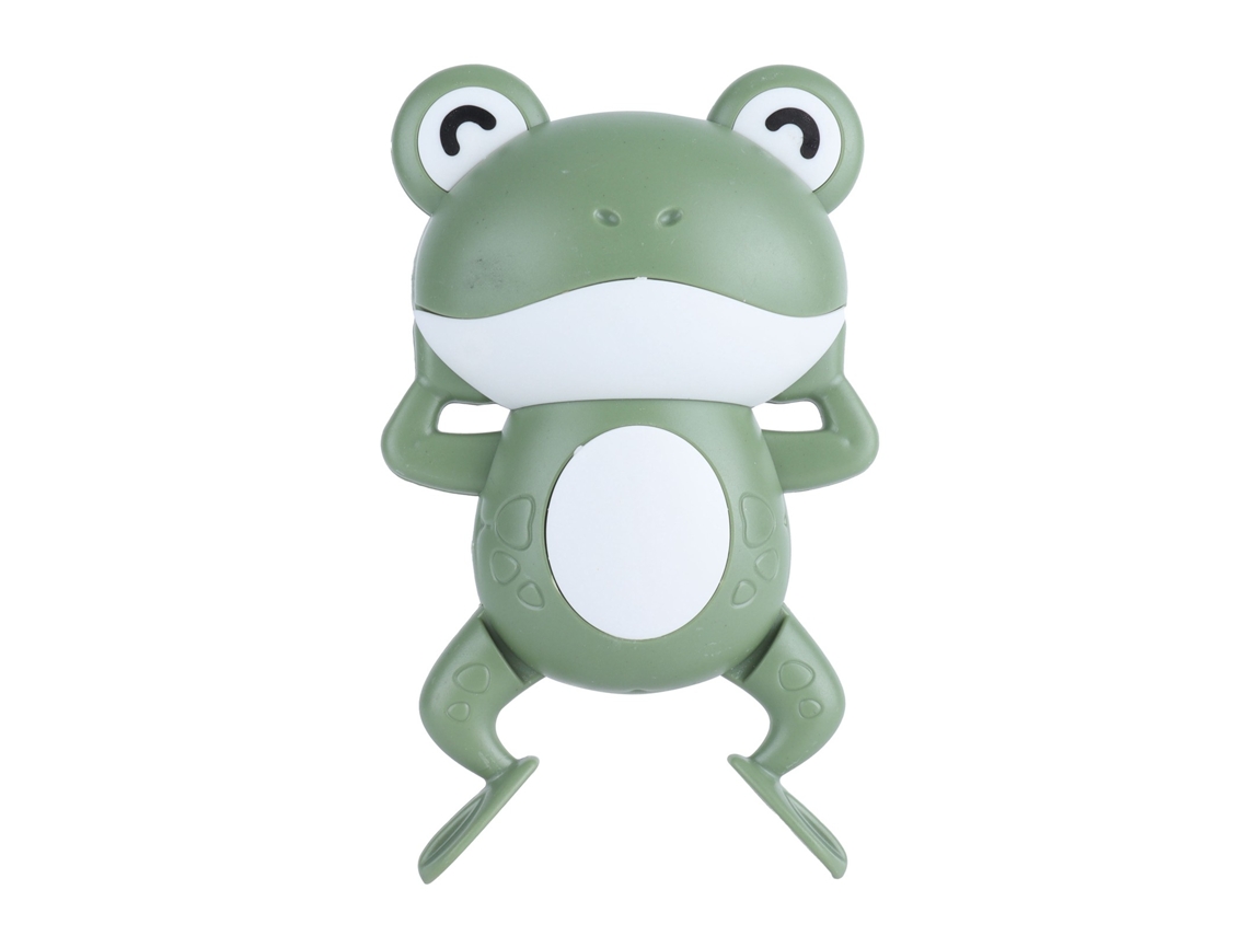 Mali brinquedo de Banho para Bebê Sapo Nadador com Mola Flutuante Cute Windup 2+ Anos Verde