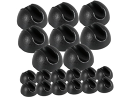 Lurrose Conjunto De 20-protetores Pés Cadeira Antiderrapantes Em Pvc Para Móveis Fácil Instalação Ideal Bares E