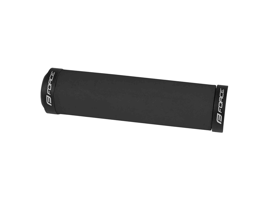 Punhos Silicone Lock On Preto 130 Mmforce