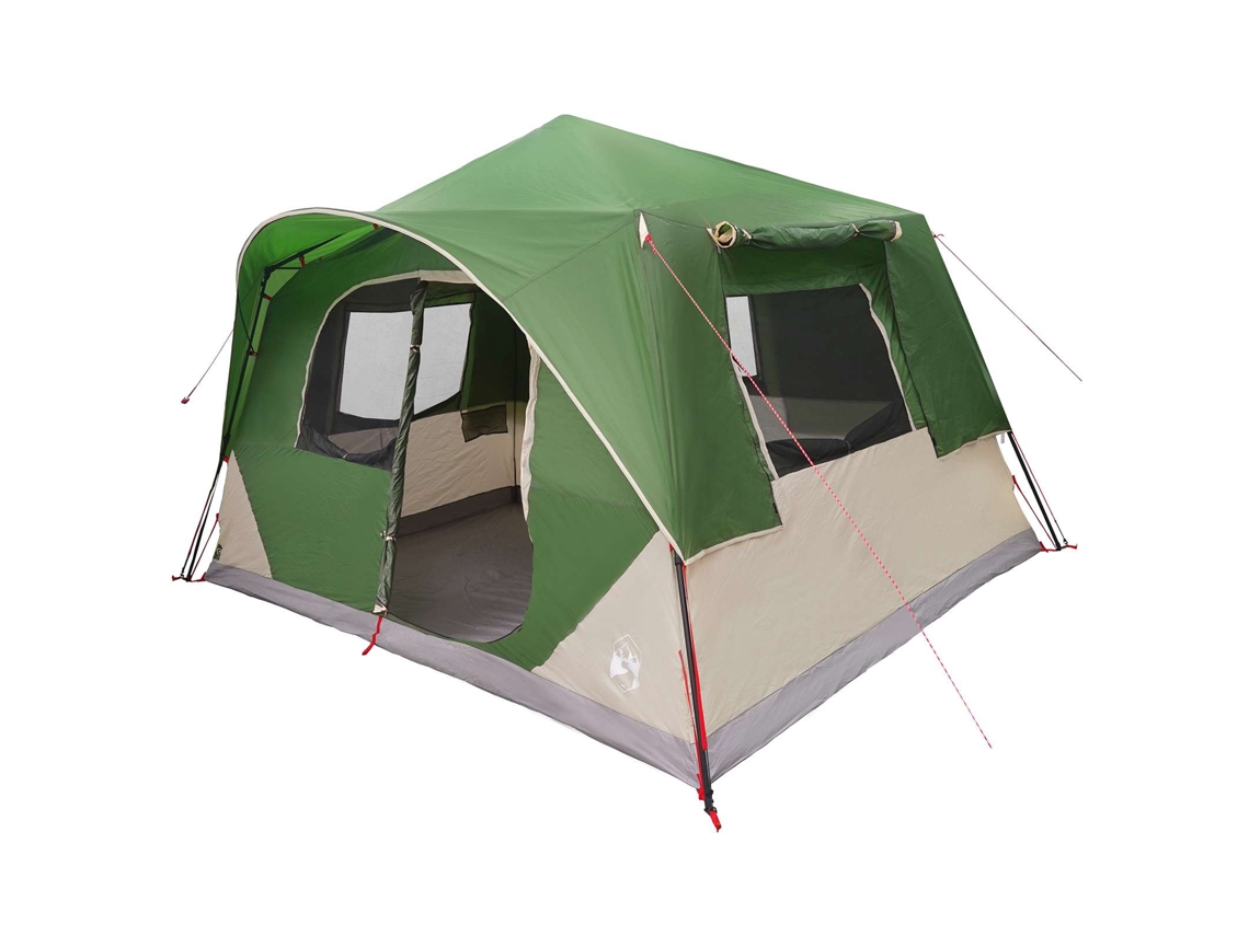 Conjunto 1 Barraca De Camping Vidaxl Verde Poliéster (365 X 380 X 200 Cm)