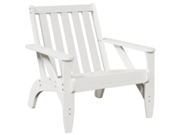 Maison Exclusive - Cadeira De Jardim Adirondack 75x77x77 Cm Pinho Maciça Branco