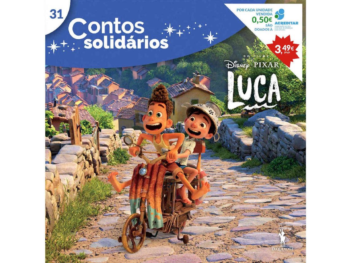 Livro Contos Solidários 31 - Luca de Disney (Português)