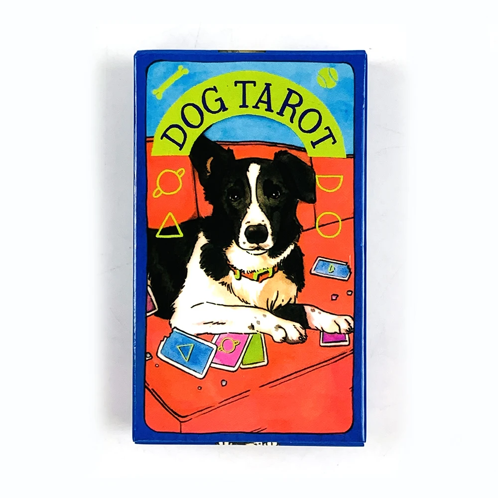 Baralho De Tarô Do Cão Totalmente Novo, Com 78 Cartas Lindamente Desenhadas E Um Estilo Artístico Misterioso.