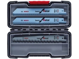 Conjunto de 15 Lâminas de Serra BOSCH Sabre Madeira e Metal Basic