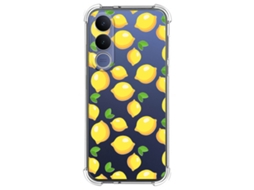 Capa Tumundosmartphone De Silicone À Prova De Choque Para Vivo V70 Fe Estampa De Limão
