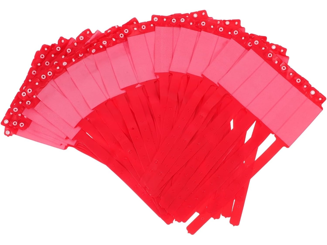 Baluue 100-pulseiras Descartáveis De Pvc Para Pacientes, Pulseiras De Identificação Hospitalar, Pulseiras De
