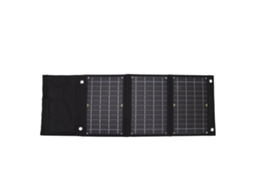 Painel Solar Portátil Dobrável 24w Monocristalino com 2 Usb para Camping e Exterior | S/MARCA