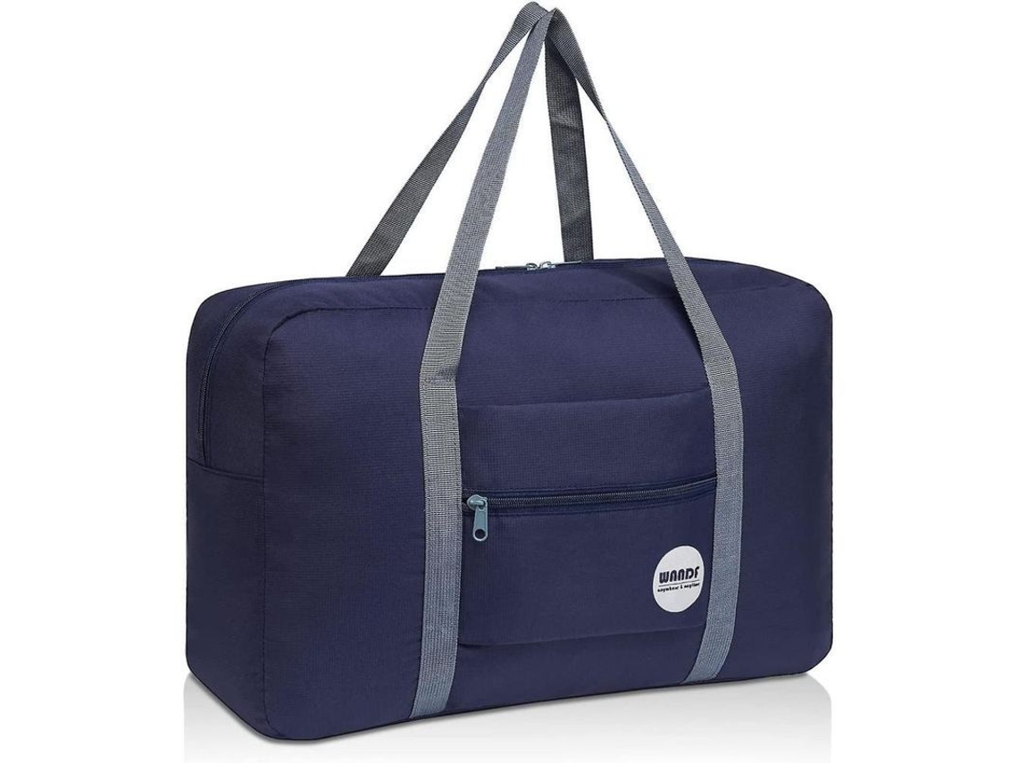 Colchão inflável ultraleve sem marca com travesseiro integrado, para camping, azul.