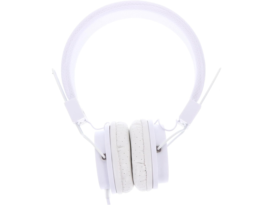 Fones De Ouvido Gamer Artibetter Com Fio, Brancos, Com Controle De Linha E Almofadas Auriculares Espuma Pu Para Maior