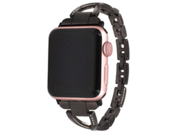 Bracelete Apple Watch 42 mm WJS Metal Preto