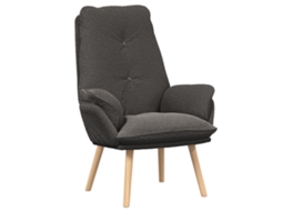 Conjunto 1 Poltrona Vidaxl Cinzento Poliéster (69 X 74 X 93 Cm)