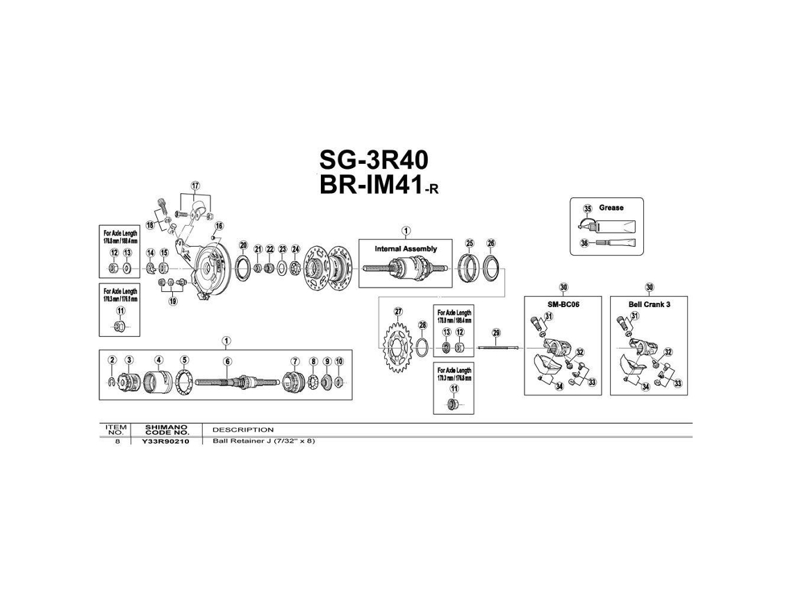 Shimano Sg-3C40 8 Units