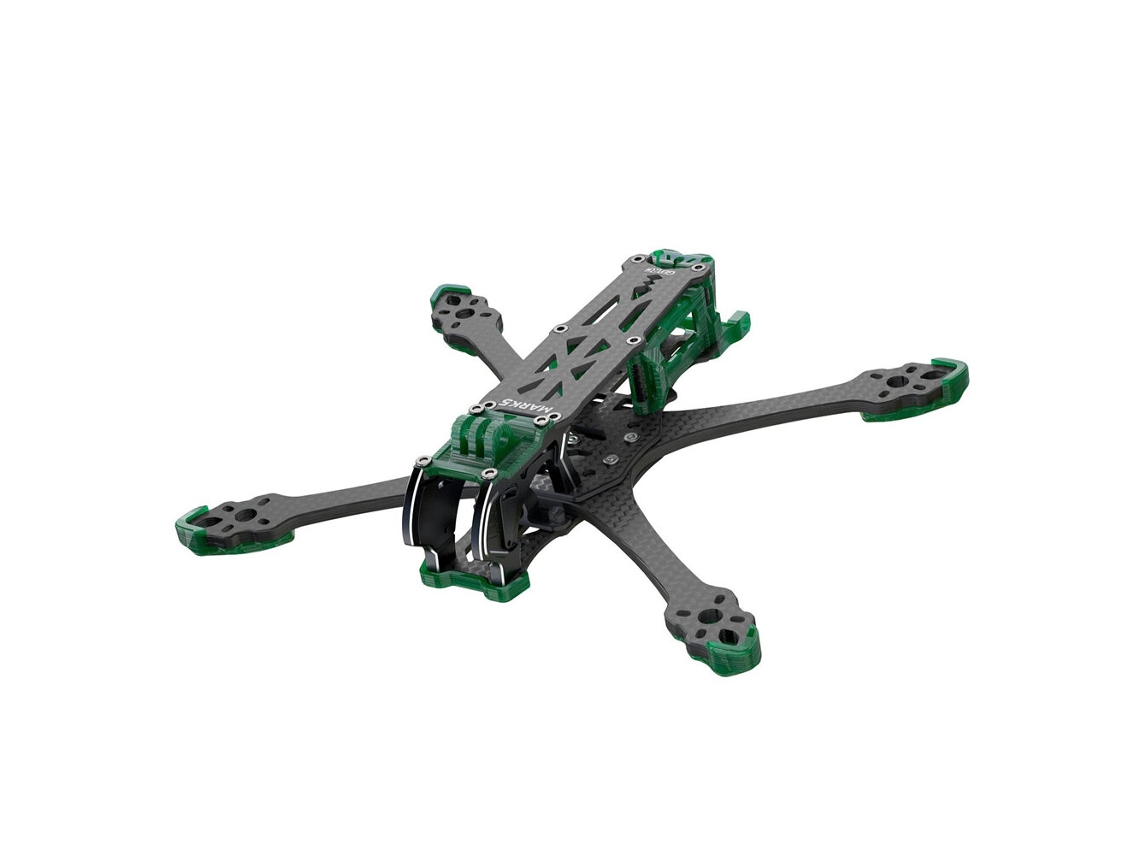 Greenx5geprc Mark5 225mm 5 Inch 6s Wide X Frame Compatível com Dji O4 Pro Air Unit para Drones de Corrida Fpv MDUG