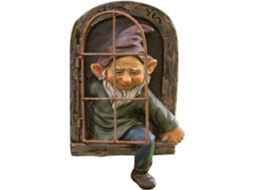 Est Tua de Gnomo Jardim em Rvore para Decora o Portas e Janelas Elfo Abra Ando Rvores Ornamento Parede Resina Casa Sala VAYOTOY