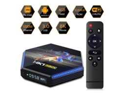 Smart Player Tomtop HK1 Rbox R2 com Android 11.0 e Reprodução 8k EOOCOO