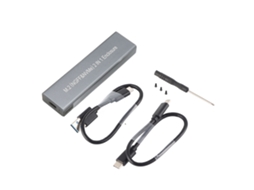 Enclosure Para Ssd M.2 Nvme Sata Com Protocolo Duplo, Caso Móvel De Ligação C Em Ligação C, Adaptador Leitor