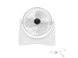 Ventilador de mesa USB mini portátil com 3 velocidades bateria 1200mAh para home office sala de estar S/MARCA