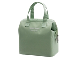 2026 bolsa de Almoço Isolada Estilo Simples para Portaalmuerzos Cooler Tote de Cor Verde