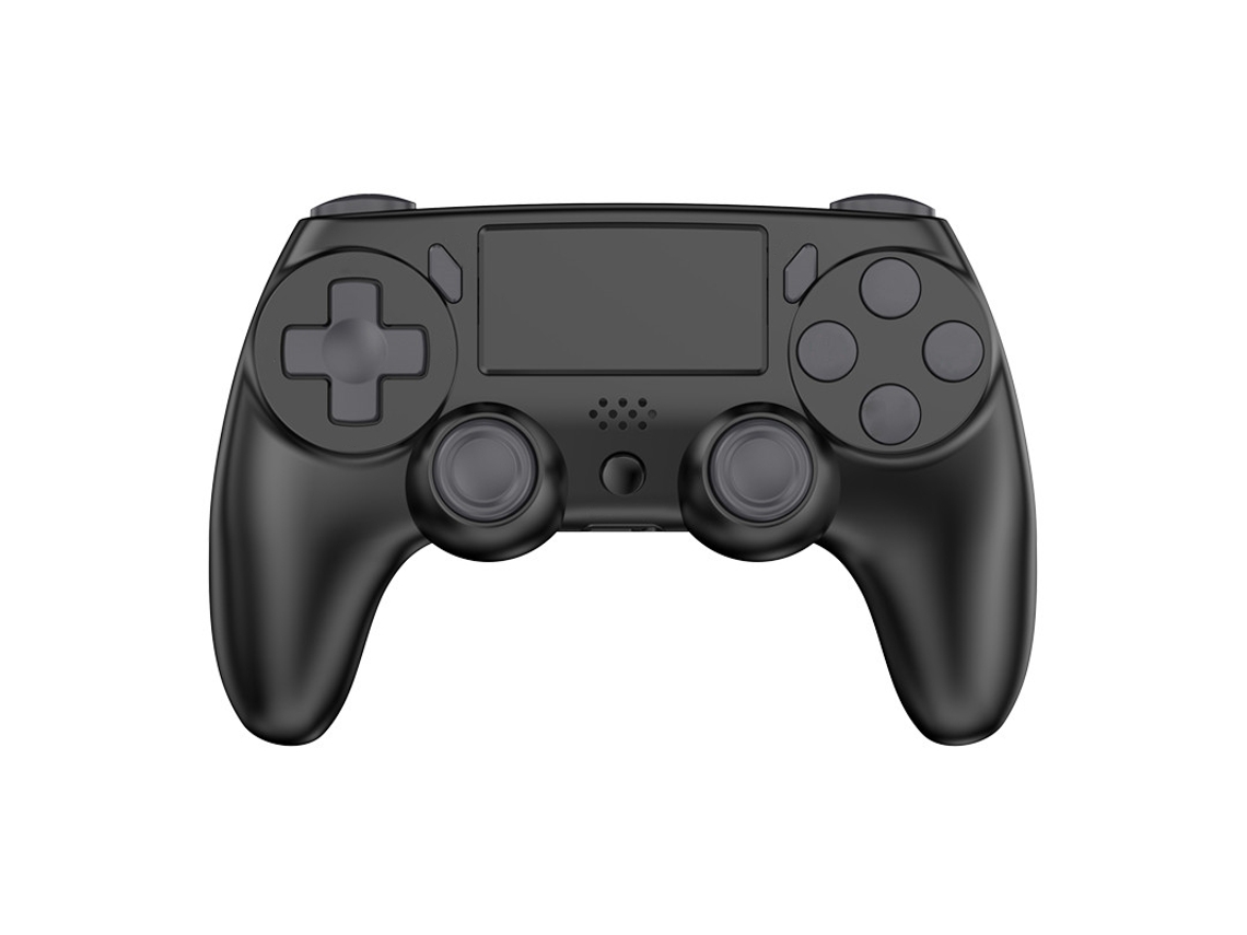 Controle de jogo MDUG sem fio com giroscópio de 6 eixos, sensível ao toque e vibração dupla (preto)
