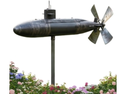 Moinho de Vento para Jardim Hélice Giratória 3d, Tamanho 32x14cm, Girador de Gramado Externo, Escultura Artística CHABERLU