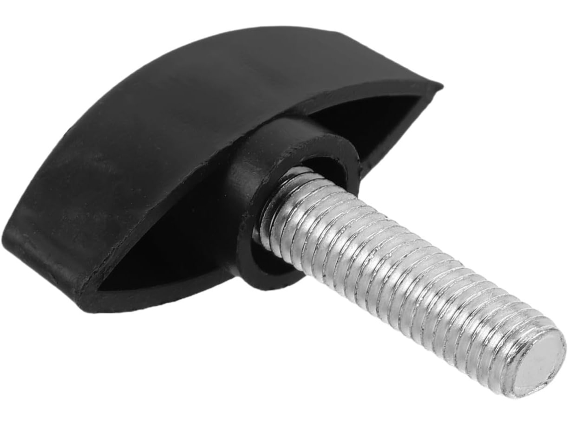 Parafuso De Fixação Em Metal Preto E Plástico Para Cabeça De Tripé.