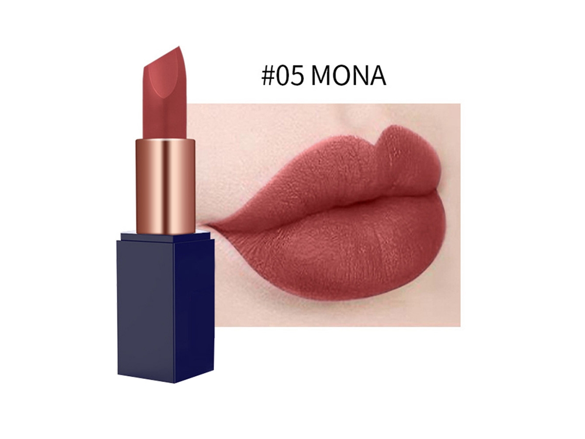 Labial De Terciopelo Mate Suave Largo Duradero Hidratante Herramienta De Maquillaje L19049-05