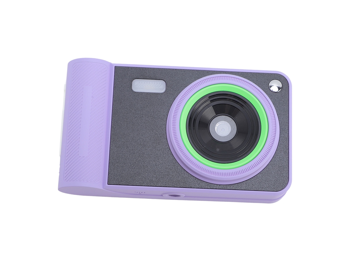 Câmera Digital 1080p Com Zoom 16x Tela 2.8 Polegadas Anti-embaçamento Luz De Preenchimento Portátil Compacta Para Estudantes Roxo Escuro