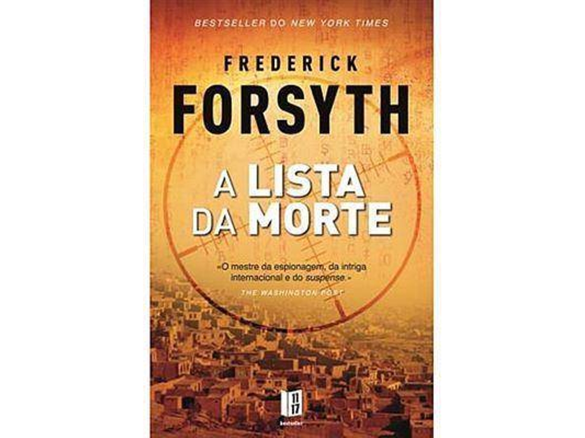 Livro A Lista da Morte de Frederick Forsyth (Português)