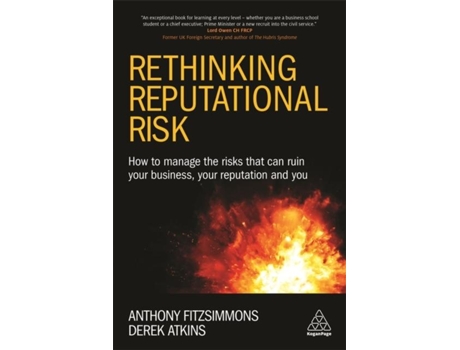 Livro Rethinking Reputational Risk De Prof Derek Atkins (inglês)