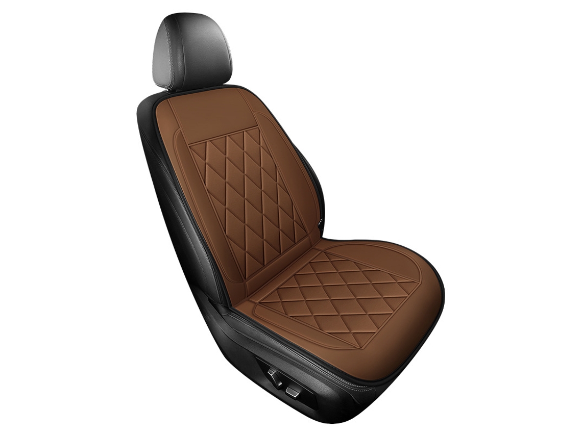 2pcs Universal Car Front Seat Heating Vehicle Seat coffee ZYBLSSBB