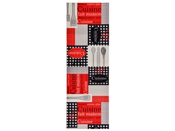 Vidaxl Tapete De Cozinha Lavável Com Design Cuisine 60x180 Cm