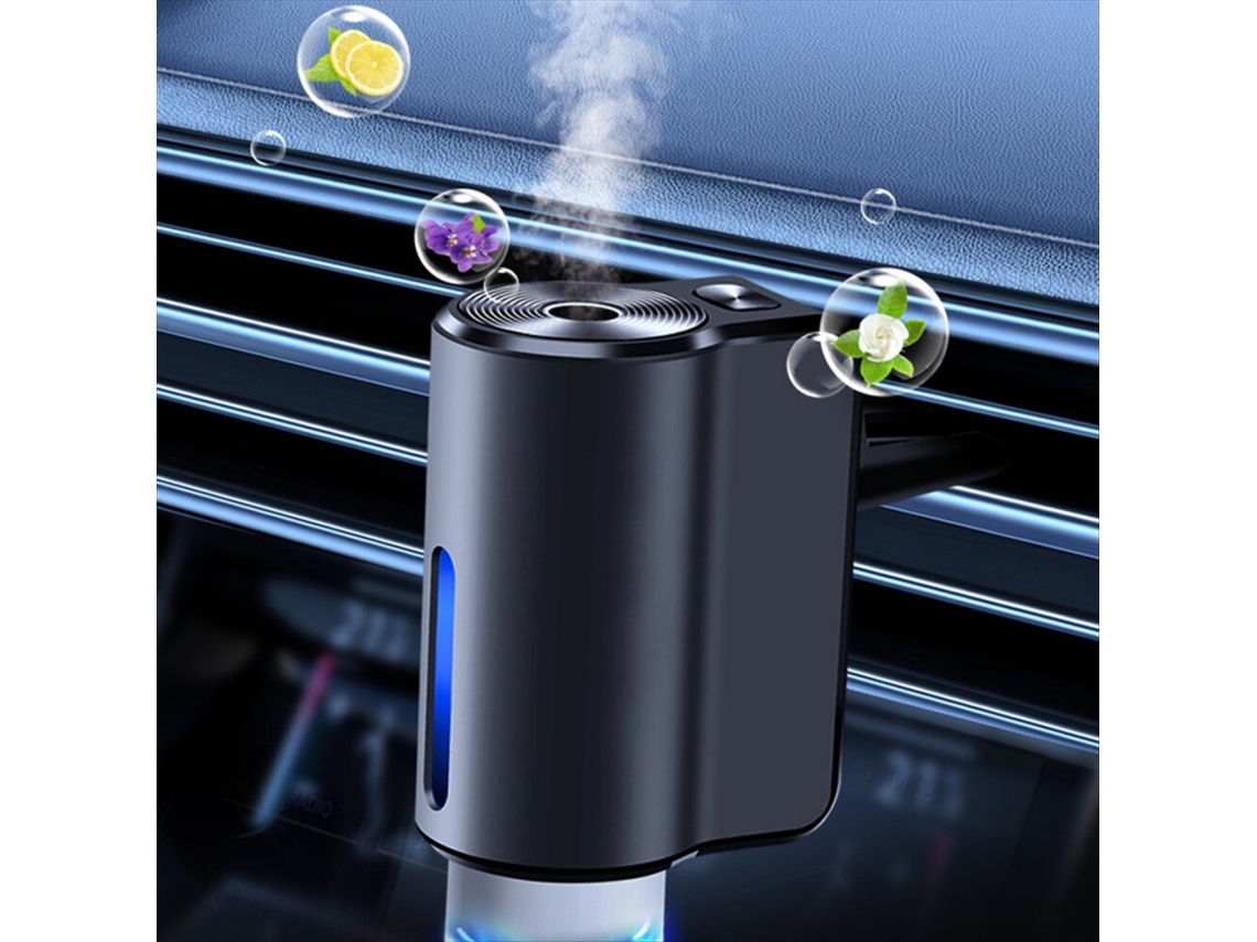 Aromatizador Automóvel Inteligente Difusor e Refrescante de Aromas Aromaterapia (três Tons)
