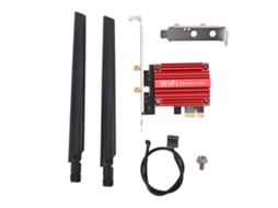 Placa De Rede Sem Fio Pcie Wi-fi 6 (ax210) 5374mbps, 3 Bandas, Bluetooth 5.3.