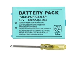 Bateria Recarregável Nintendo Game Boy Advanced Sp 850mah Lítio Ecológica Strasse Game