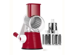 Cortador De Legumes Multifuncional Portátil(vermelho), Utensílio De Cozinha Para Cortar Frutas E Legumes, Com 3 Acessórios