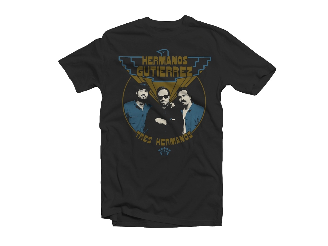 Hermanos Gutierrez Tres Hermanos T shirt ROCKINSTONE Unisex Adults Best Sellers Size:m