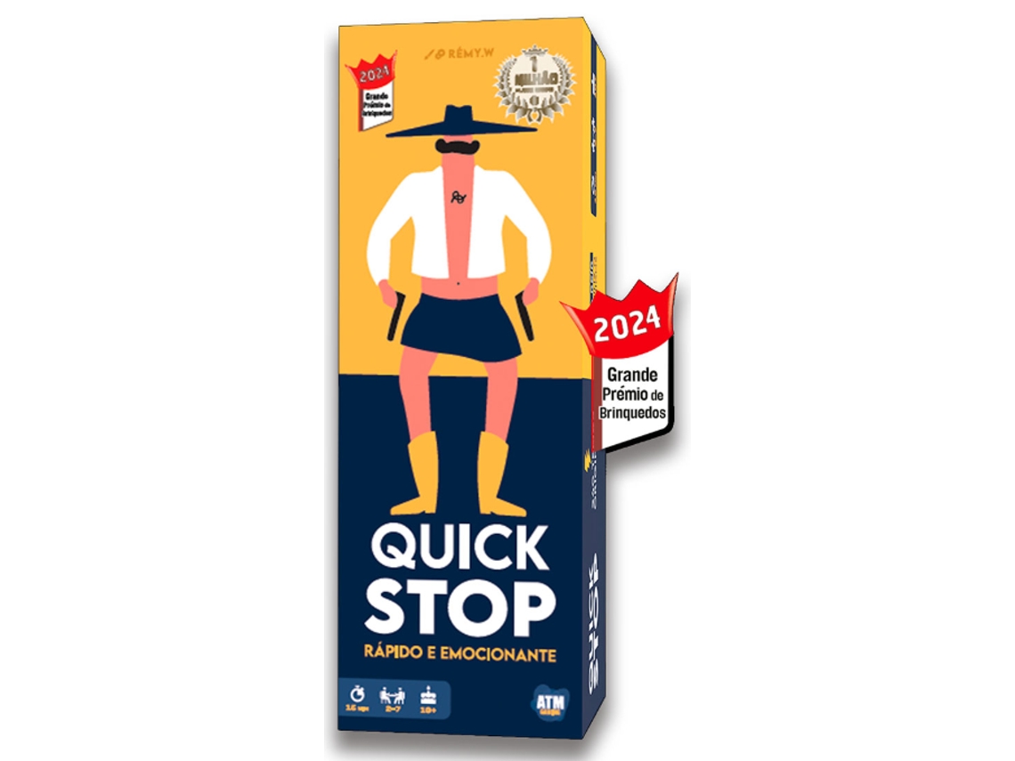 Jogo de Cartas Quick Stop - Formato Viagem