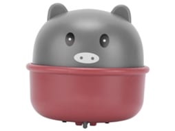 Brinquedo De Carrinho Inercial Para Bebê Com Força De Retorno Cute Porco Cinza Pressão Mecânica Brinquedo Para Crianças