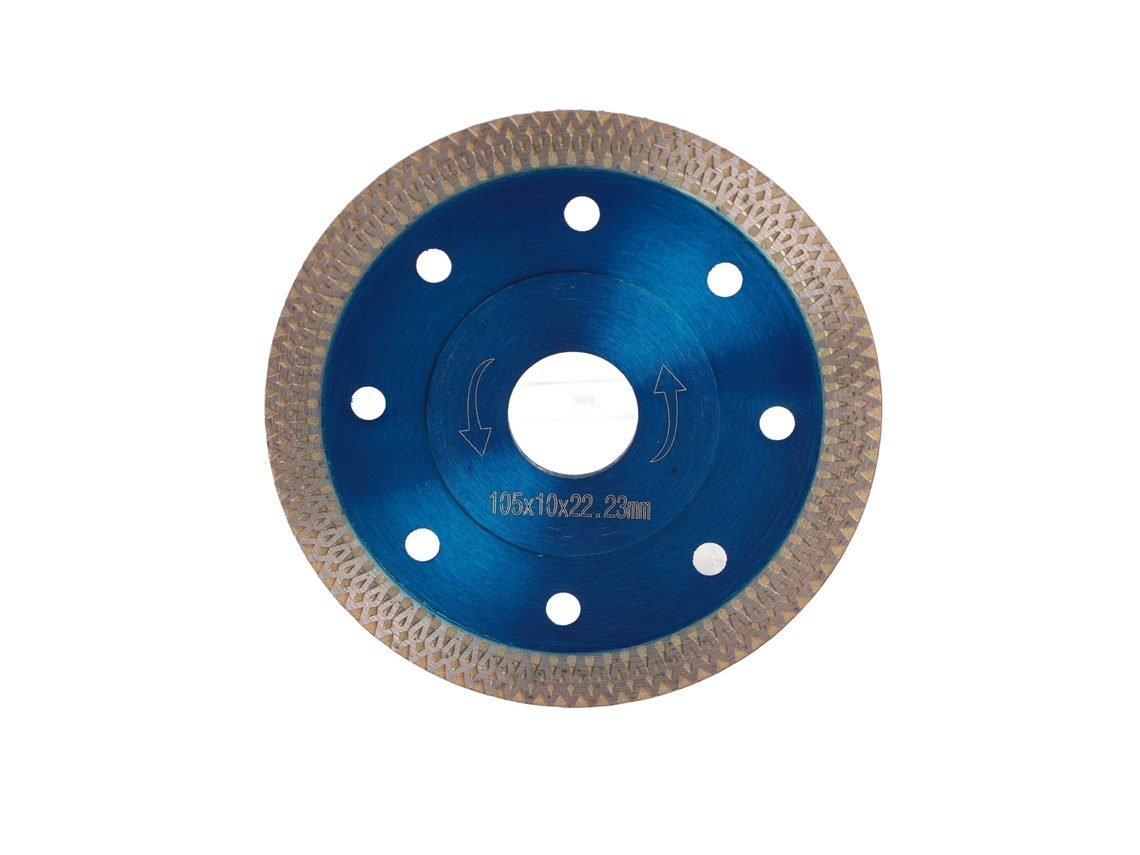 Disco de serra diamantado de alta dureza para corte rápido e preciso de cerâmica, 105 x 20 mm / 4,1 x 0,8 pol.