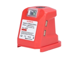Lanterna Recarregável De Mão Com Bateria De Lítio, Porta Usb, Dc14.4‑19.2v, Para Trabalhos Em Local