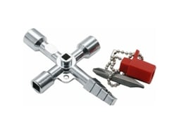 Chave Universal Triangular E Quadrada Para Armários Elétricos De Trens Elevadores. Ferramenta Manual Multifuncional