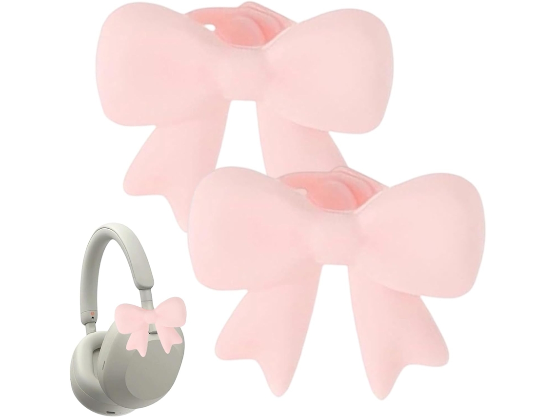 Conjunto De 2 Laços Decorativos 3d Silicone Para Fones Ouvido, Ideais Para Mulheres, Adolescentes E Adultos, Perfeitos