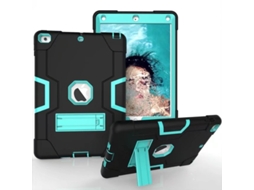 Capa Universal De Silicone À Prova De Choque Para Ipad 10.2 Polegadas Preto Verde Sfushos (7.ª/8.ª/9.ª Geração, 2019 2021)