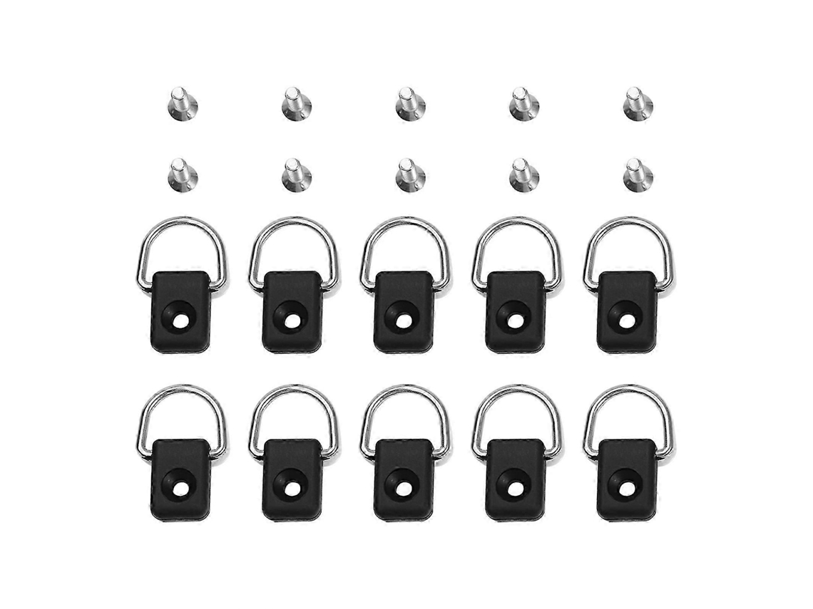Corda Elástica De Fixação, 10 Unidades, Preto, Elástica