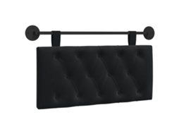 Cabeceira Suspensa com Luz Led Preto Veludo MAISON EXCLUSIVE