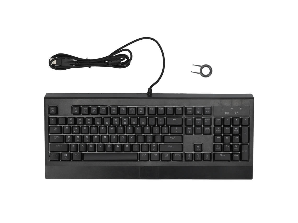 Lurelia Teclado Mecânico 104 Teclas, Usb, Rgb, Cor Verde Para Pc, Windows